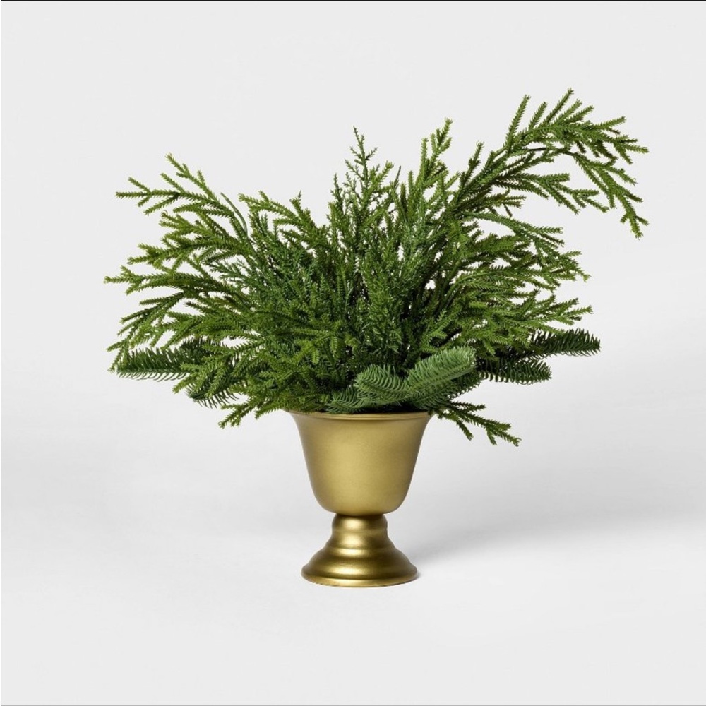 Draping Greenery Holiday Arrangement from Threshold™ designed with Studio McGee
